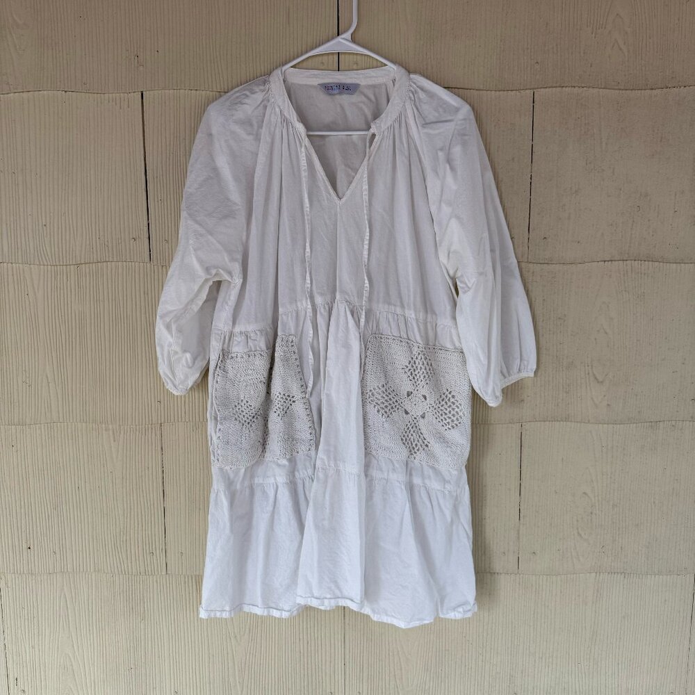 Compania Fantastica Off White Mini Dress